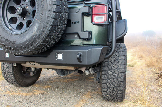Rugged Jeep JK Orion Rear Bumper: Steel Off-Road Protection & Recovery