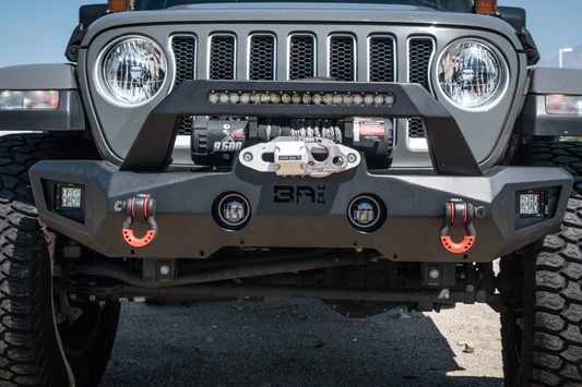 Orion Mid-Width Front Bumper: Enhanced Off-Road Protection for Jeep Wrangler & Gladiator