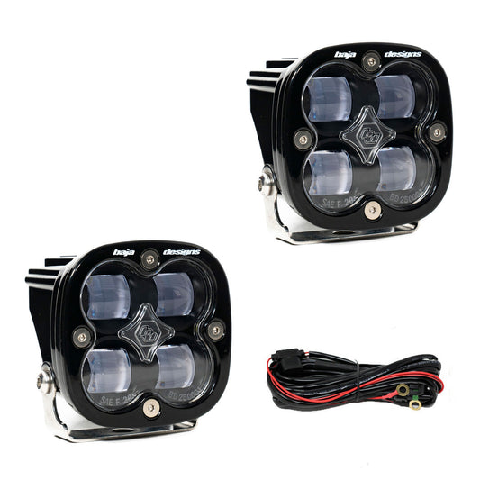 Squadron SAE LED Light Pod Pair SAE Fog, Clear by Baja Designs