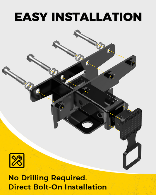 2 Inch Rear Receiver Tow Hitch for Jeep JK JL