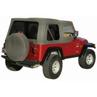 Complete Replacement Soft Top Jeep Wrangler YJ 87-95 CJ7 76-86 by Rampage Products
