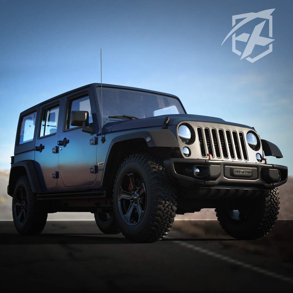 Jeep Wrangler JK Aluminum Door Handle | Storm Series