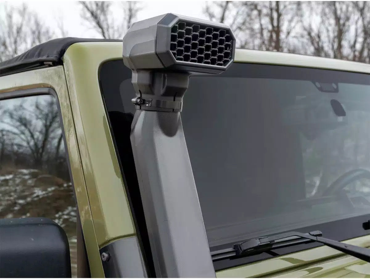 AmFib Low Mount Snorkel Jeep Wrangler 07-18, JK 18 by Rugged Ridge