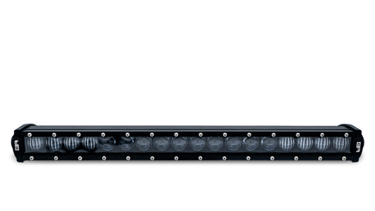 Bright 18-inch Single Row Blackout LED Light Bar for Off-Road Adventures