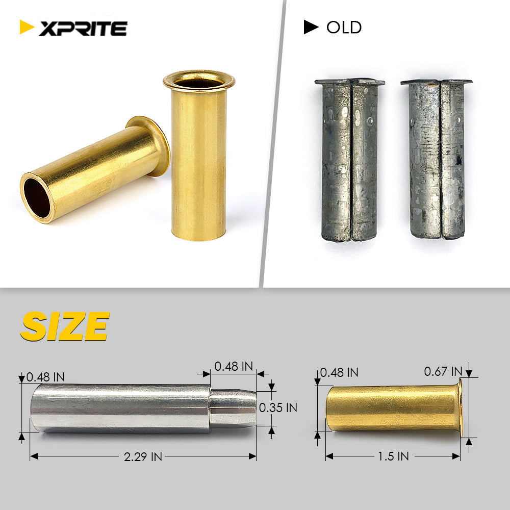 Xprite 8PC Replacement Door Hinge Bushing Set with Removal Tool for 2007+ Jeep Wrangler 4 Door JK JL