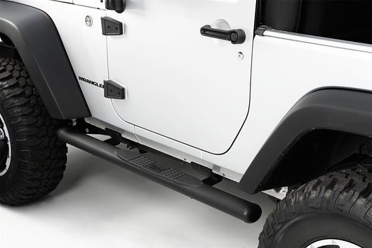 Side Tube Step Fits Wrangler JK 2 Door 07-18 by Rugged Ridge