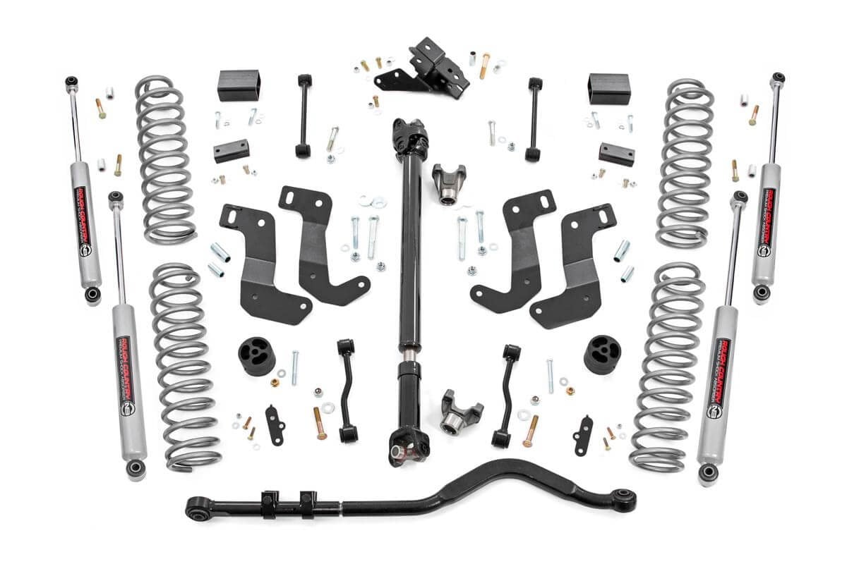 3.5 Inch Lift Kit Jeep Wrangler JL 2 Door 4WD 24-25 by Rough Country