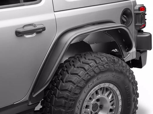 Front & Rear Inner Fender Liners for Jeep Wrangler 18-24 Gladiator 20-24 by Rugged Ridge