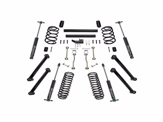4" Lift Kit W/ Shadow Shocks Jeep Wrangler 4 or 6 cyl 03-06 by Superlift