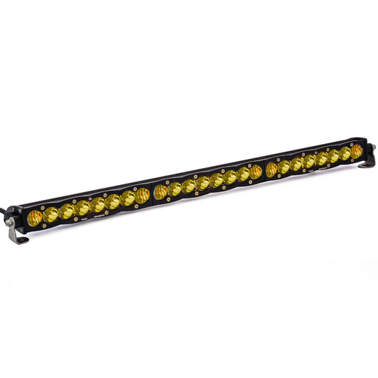 S8 Straight LED Light Bar 30 Inch, Driving/Combo, Amber by Baja Designs