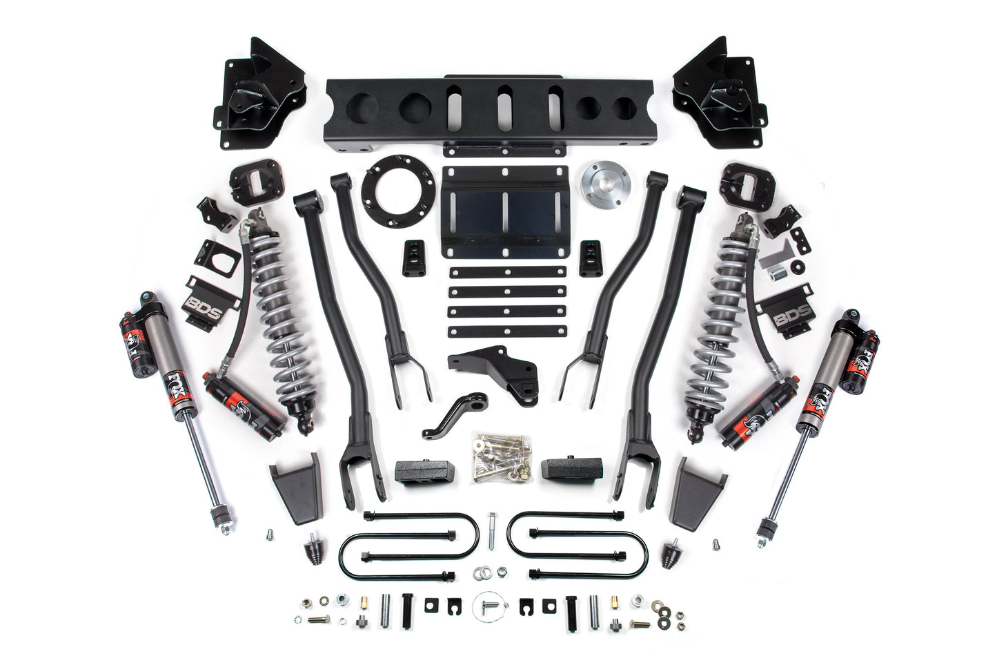 4 Inch Lift Kit w/ 4-Link | FOX 2.5 Coil-Over Conversion - Performance Elite | Ram 3500 (13-18) 4WD | Diesel