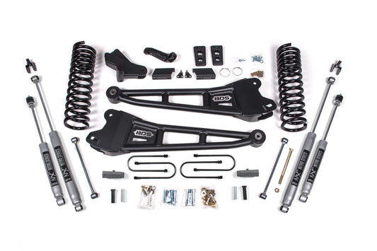 4 Inch Lift Kit w/ Radius Arm | Ram 3500 (13-18) 4WD | Diesel