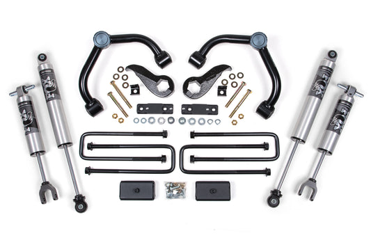 3 Inch Lift Kit | FOX 2.5 Performance Series w/ HTO | Chevy Silverado or GMC Sierra 2500HD/3500HD (20-26)