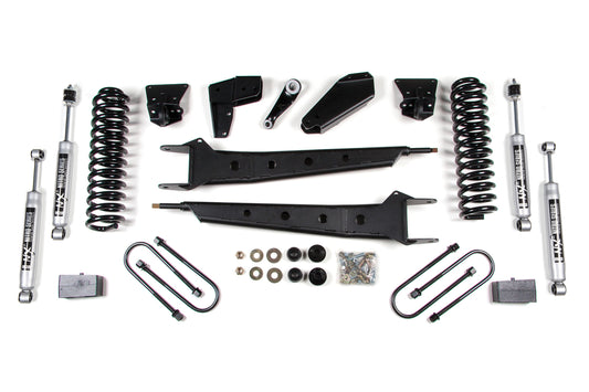 BDS 4-Inch Lift Kit: Extended Radius Arm, Pro-Ride Coils for Ford F100 F150 4WD