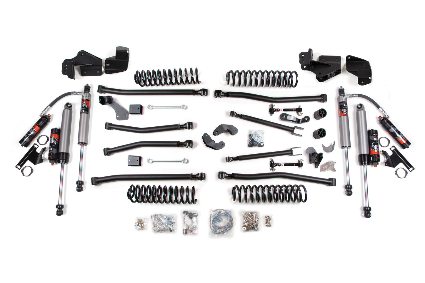 4 Inch Lift Kit Long Arm Jeep Wrangler  2-Door JK 07-18 by BDS Suspension