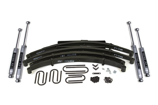 BDS 4-Inch Lift Kit: Jeep Cherokee SJ, Wagoneer, J10/J20 (74-89)