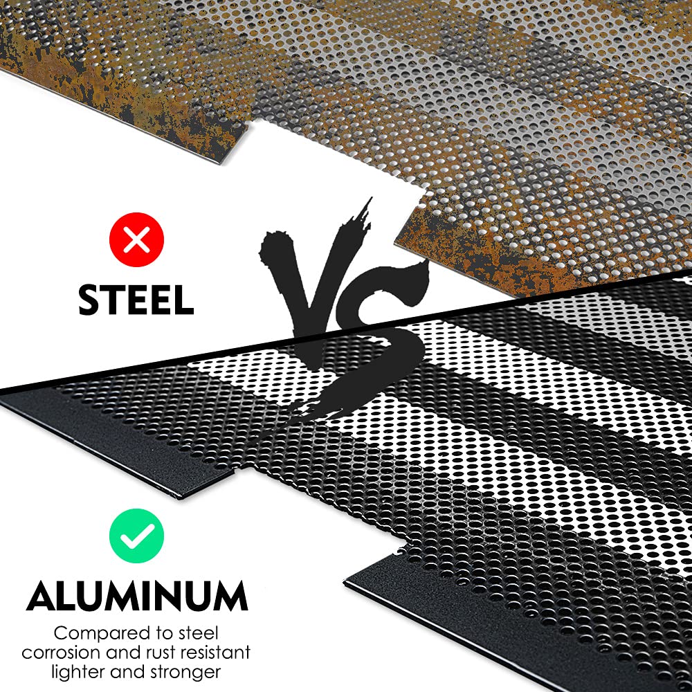 Jeep Grille Insert with American Flag For 2007-2018 Jeep Wrangler JK