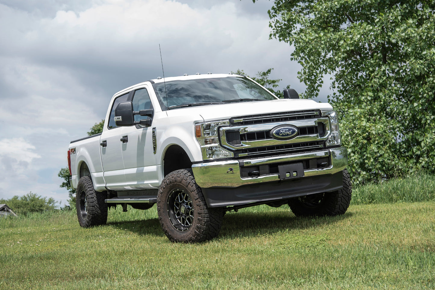 5 Inch Lift Kit w/ 4-Link | Ford F250/F350 Super Duty (20-22) 4WD | Gas