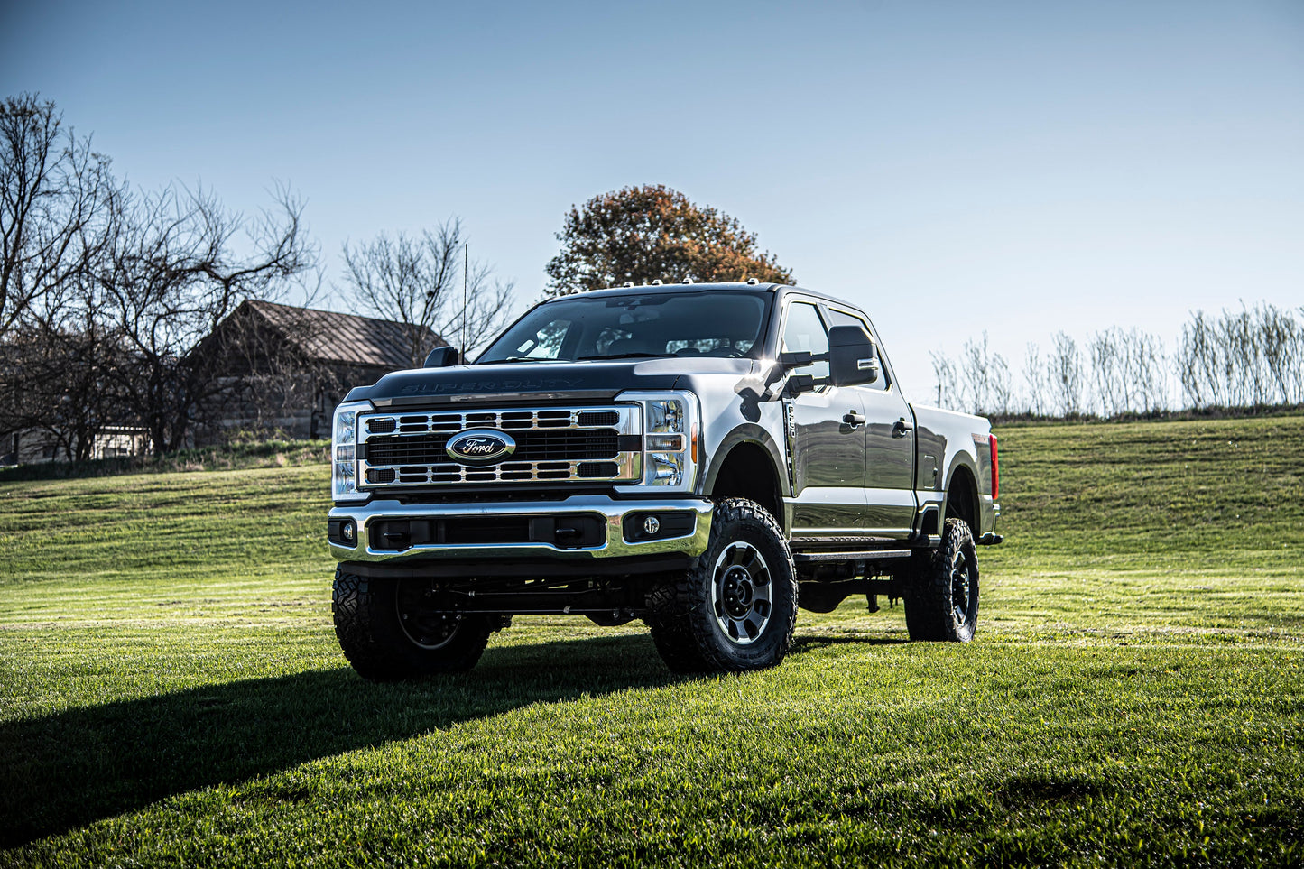 5 Inch Lift Kit w/ 4-Link | Ford F250/F350 Super Duty (23-26) 4WD | Diesel