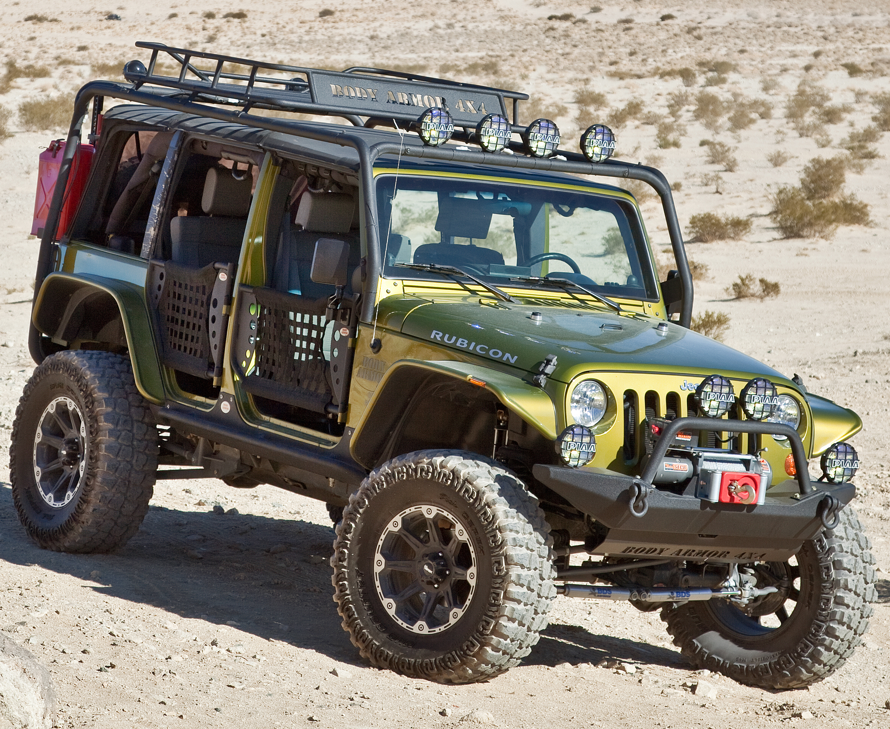 Heavy-Duty Full-Width Steel Front Bumper for Jeep Wrangler JK (2007-2018)