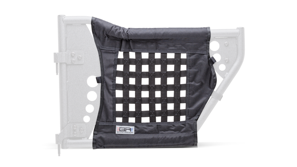 Replacement Webbing Kit for JK-6140/JL-6150 Trail Doors, Black (Set of Two)