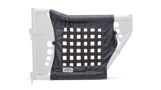 Replacement Webbing Kit for JK-6140/JL-6150 Trail Doors, Black (Set of Two)