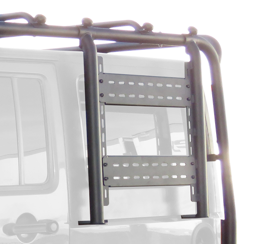 Durable Jeep Wrangler JK Cargo Roof Rack Accessory Mount Pair - Off-Road Utility