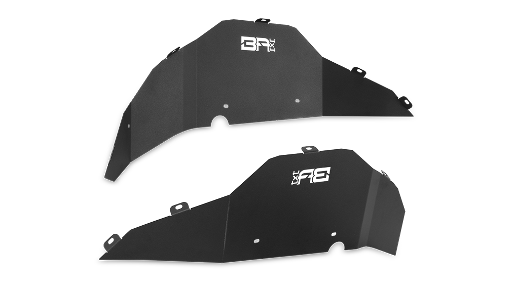 Durable Jeep Wrangler JL Rear Fender Liners: Bolt-On Mud Protection