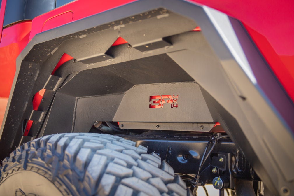 Durable Jeep Gladiator JT Rear Fender Liners: Bolt-On Protection & Style