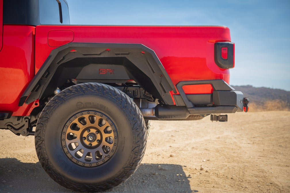 Durable Jeep Gladiator JT Rear Fender Liners: Bolt-On Protection & Style