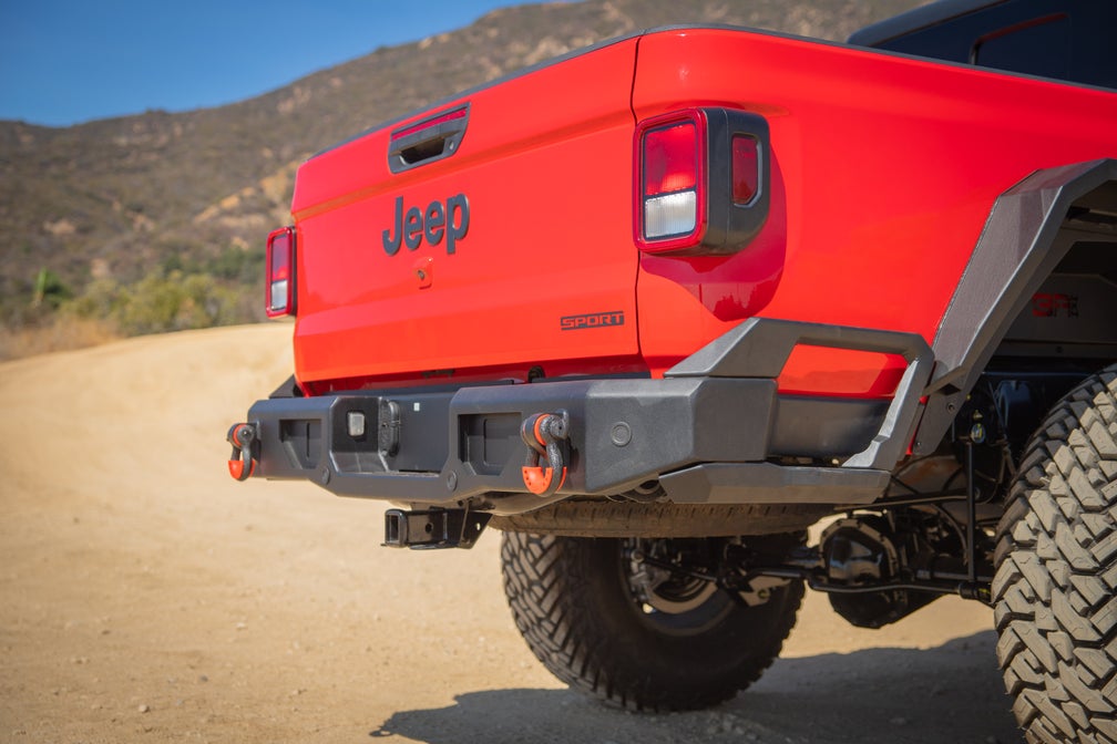 Jeep Gladiator JT Rear Bumper - Heavy Duty Steel Off-Road Protection 2019-2024