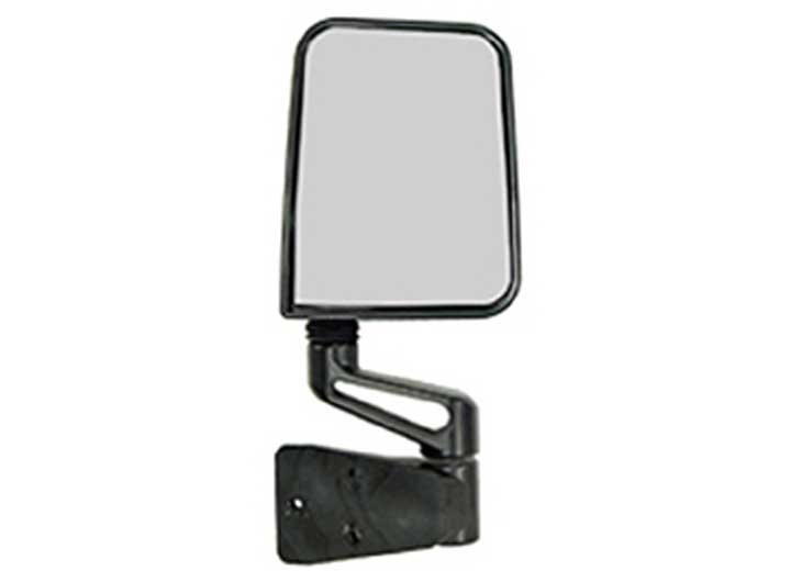 Door Right Mirror Only Black Jeep Wrangler 87-02 by Omix