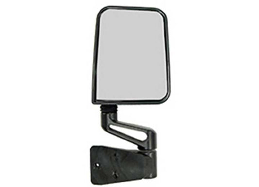 Door Right Mirror Only Black Jeep Wrangler 87-02 by Omix