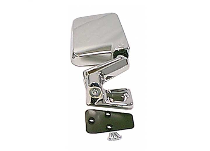 Door Mirror, Chrome, Left Side Wrangler YJ, TJ  87-06 by Omix