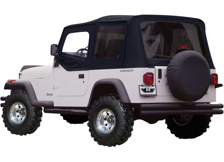 Complete Replacement Soft Top Jeep Wrangler YJ 87-95 CJ7 76-86 by Rampage Products