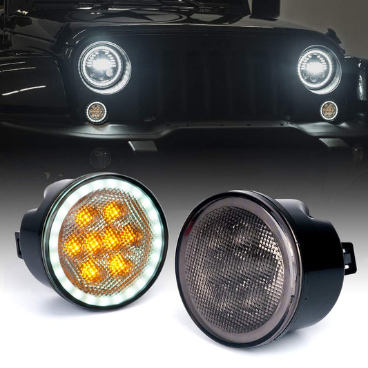 Jeep Amber Turn Signal Lights for 07-18 Jeep Wrangler JK