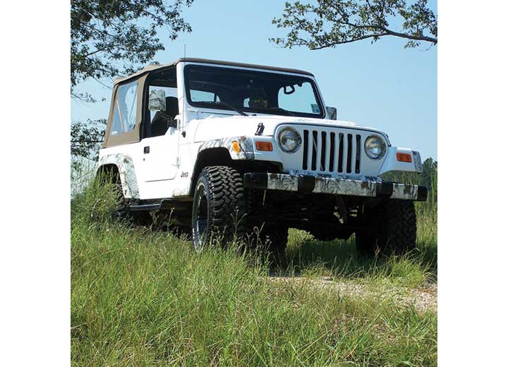 4" Lift Kit W/ Shadow Shocks Jeep Wrangler 4 or 6 cyl 03-06 by Superlift