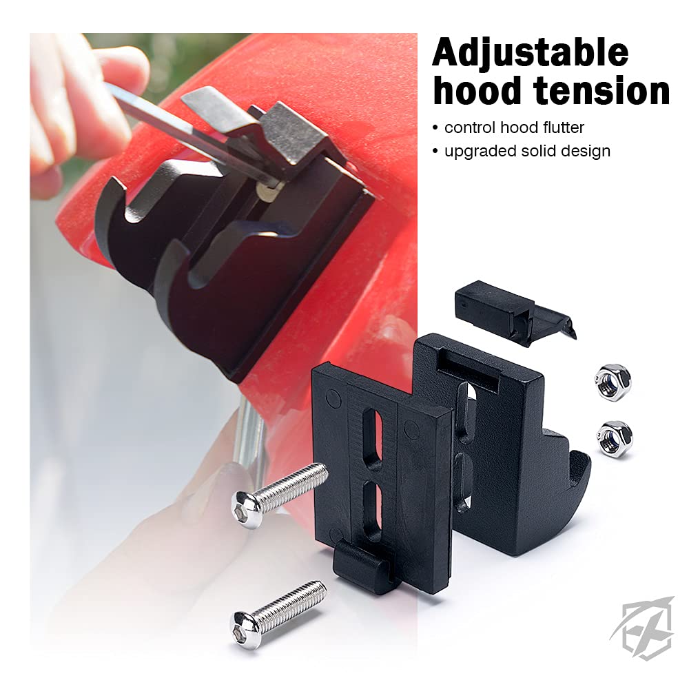 Jeep Wrangler Aluminum Hood Latch with Star