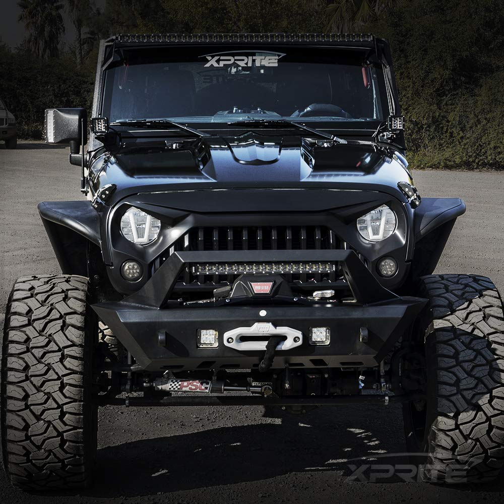 Jeep Wrangler JK Heat Dispersion Hood | Avenger Series