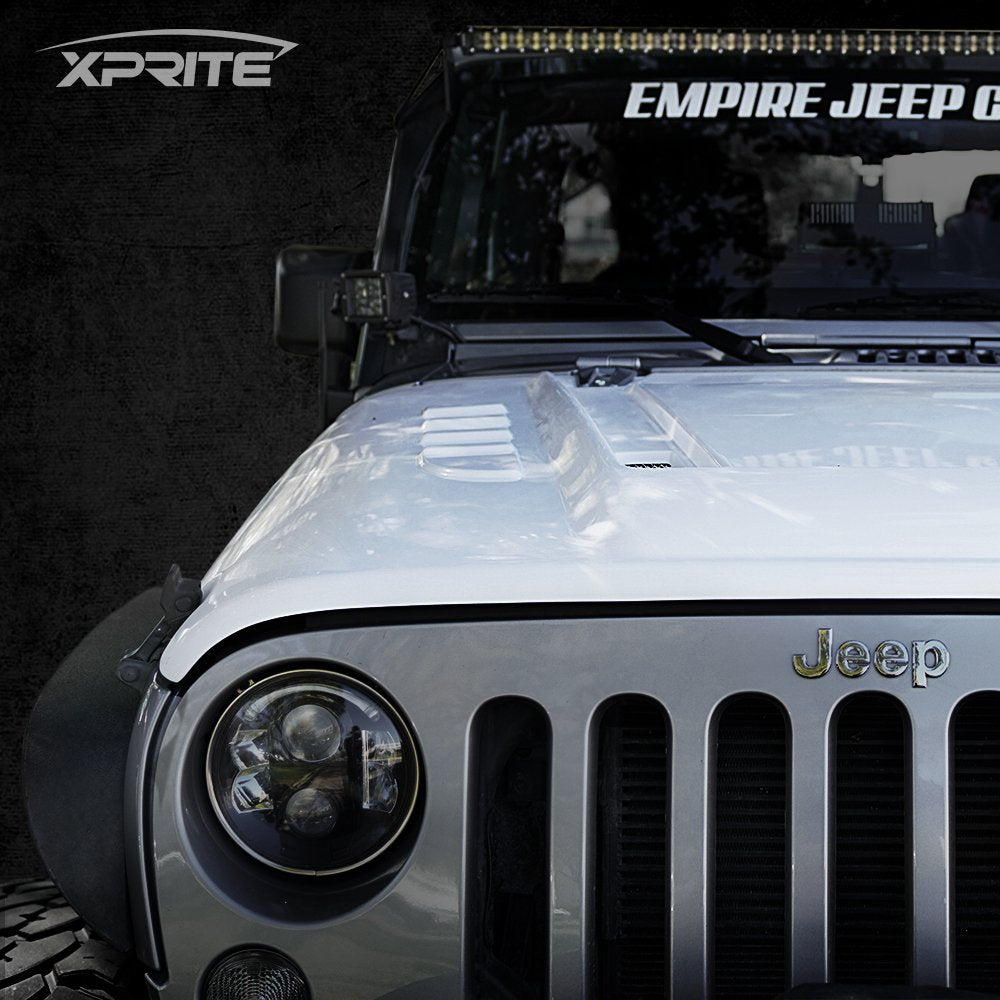 Jeep Wrangler JK Fiberglass Hood | Transformer Series