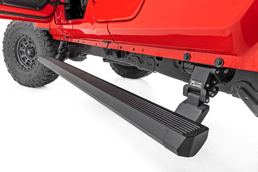 Power Running Boards Dual Electric Motor Jeep Gladiator JT 4WD 20-25 by Rough Country
