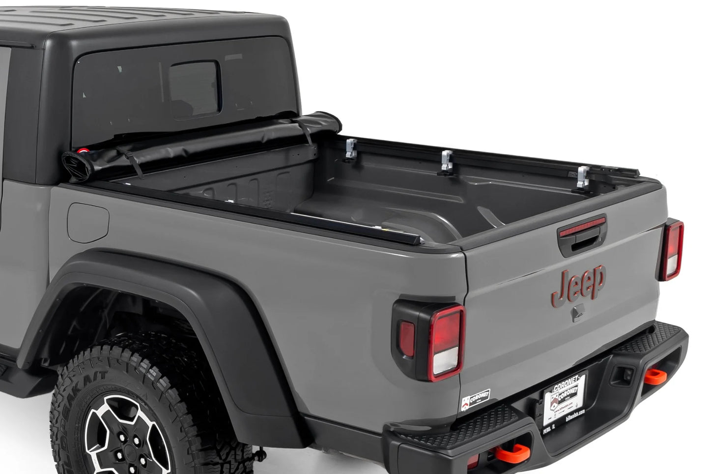 Soft Roll Up Bed Cover 5 Bed Jeep Gladiator JT 4WD 20-25 by Rough Country