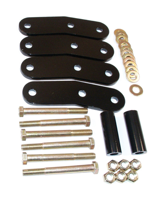 Heavy-Duty 1-Inch Lift Shackle Kit for Jeep Wrangler YJ (1987-1995) Front or Rear