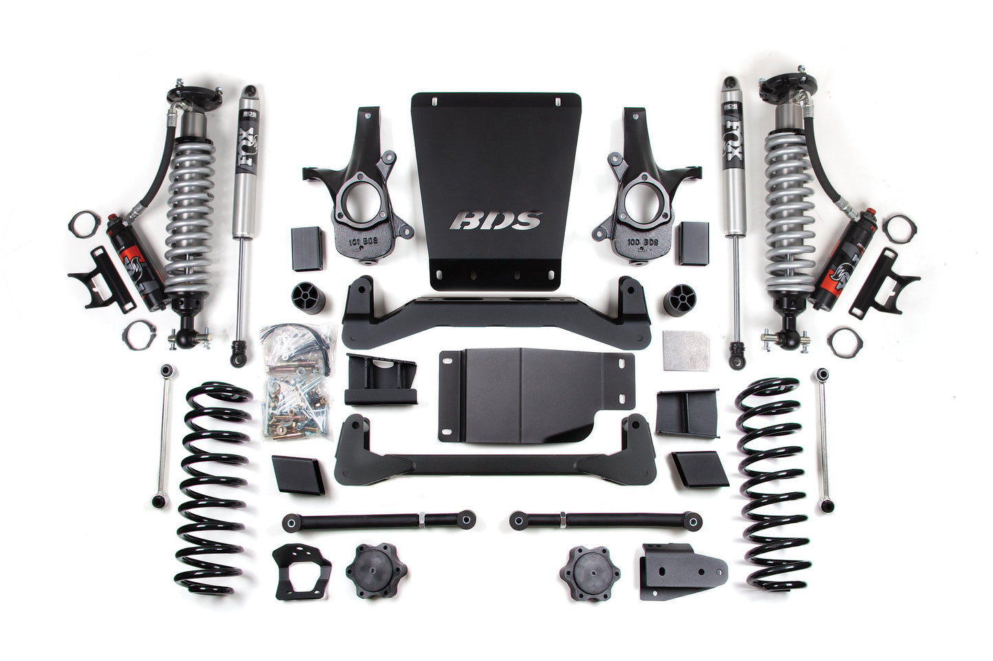 6 Inch Lift Kit | FOX 2.5 Performance Elite Coil-Over | Chevy/GMC Avalanche, Surburban, Tahoe, or Yukon 1500 (07-14) 4WD