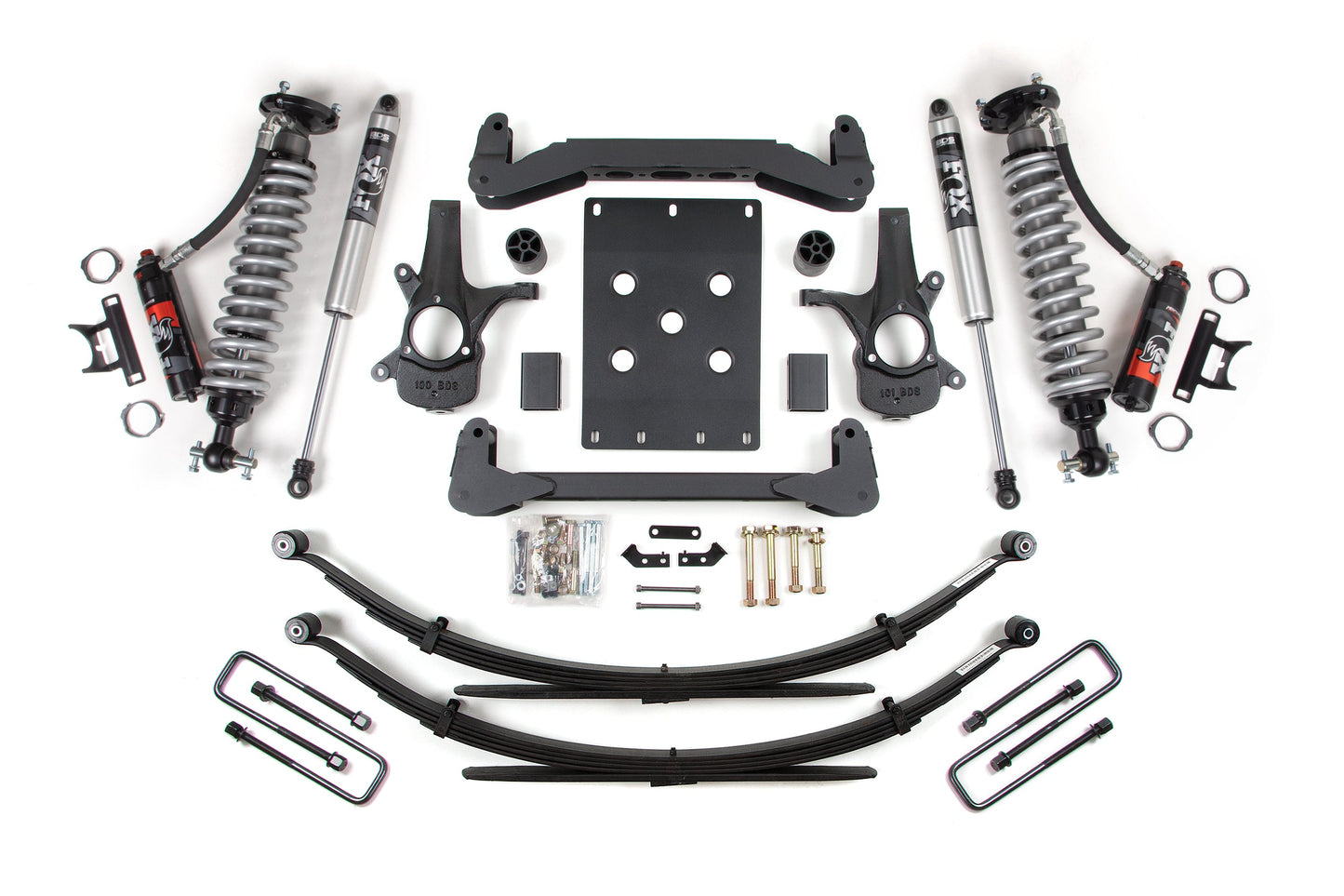 4 Inch Lift Kit | FOX Performance Elite Coil-Over | Chevy Silverado or GMC Sierra 1500 (07-13) 2WD