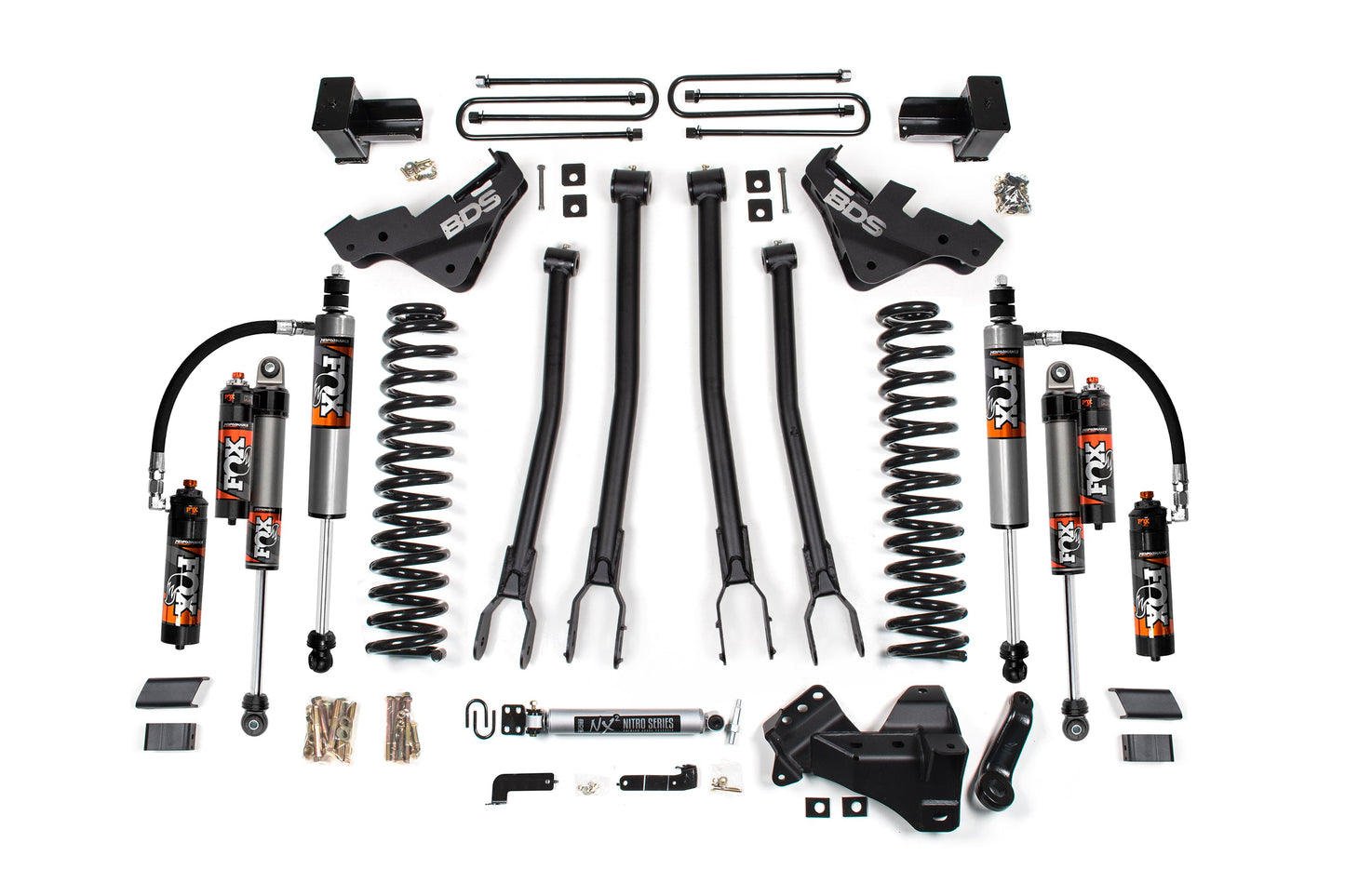 5 Inch Lift Kit w/ 4-Link | Ford F250/F350 Super Duty (23-26) 4WD | Gas