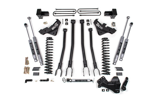 5 Inch Lift Kit w/ 4-Link | Ford F350 Super Duty DRW (23-26) 4WD | Gas