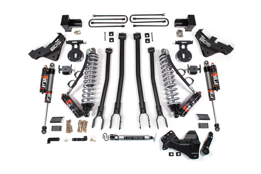 5 Inch Lift Kit w/ 4-Link | FOX 2.5 Performance Elite Coilover Conversion | Ford F350 Super Duty DRW (23-26) 4WD | Diesel