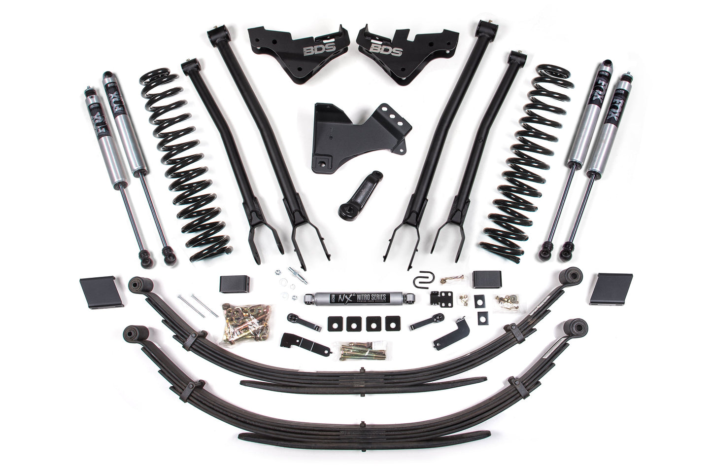 5 Inch Lift Kit w/ 4-Link | Ford F250/F350 Super Duty (23-26) 4WD | Gas