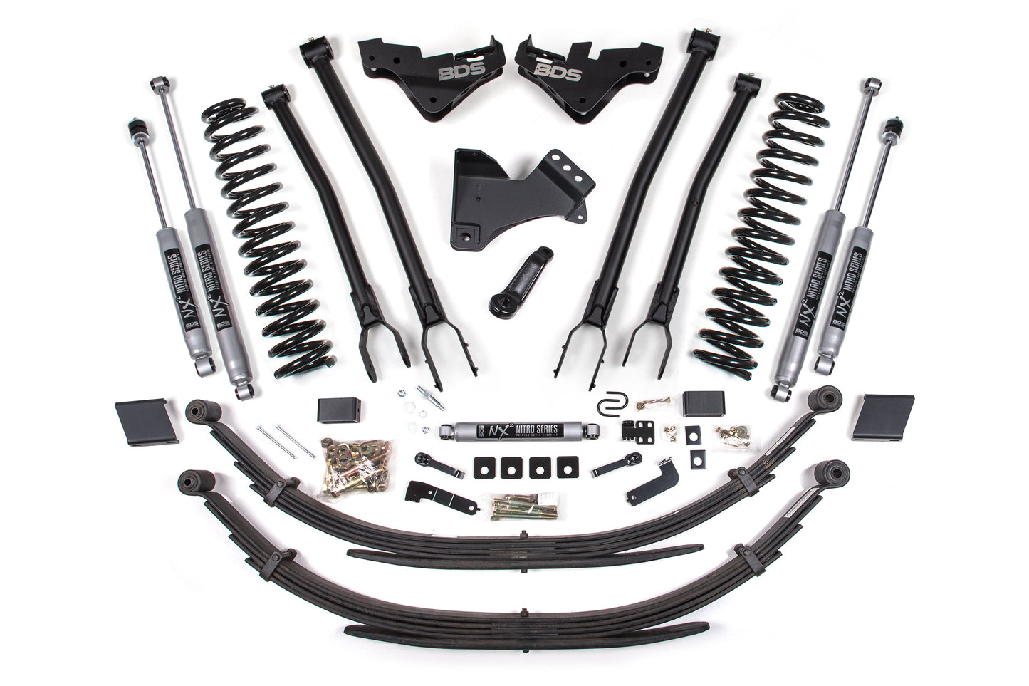 5 Inch Lift Kit w/ 4-Link | Ford F250/F350 Super Duty (23-26) 4WD | Diesel